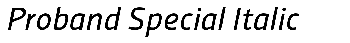 Proband Special Italic
